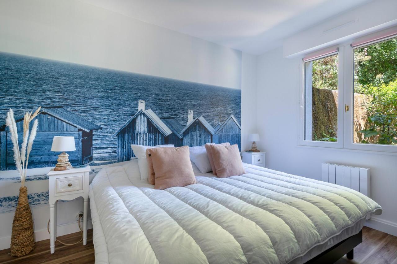 Rez-De-Jardin Pour 3 Personnes Proche De La Plage Порник Екстериор снимка