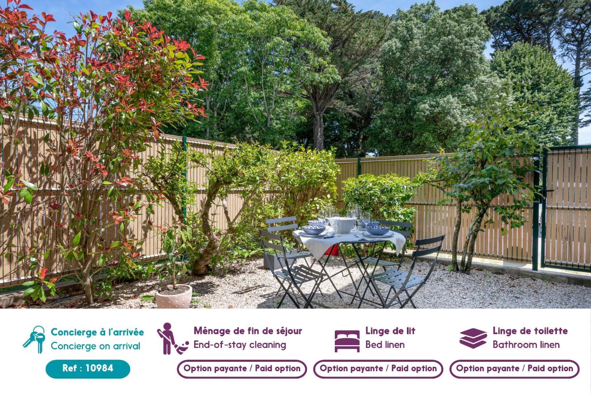 Rez-De-Jardin Pour 3 Personnes Proche De La Plage Порник Екстериор снимка